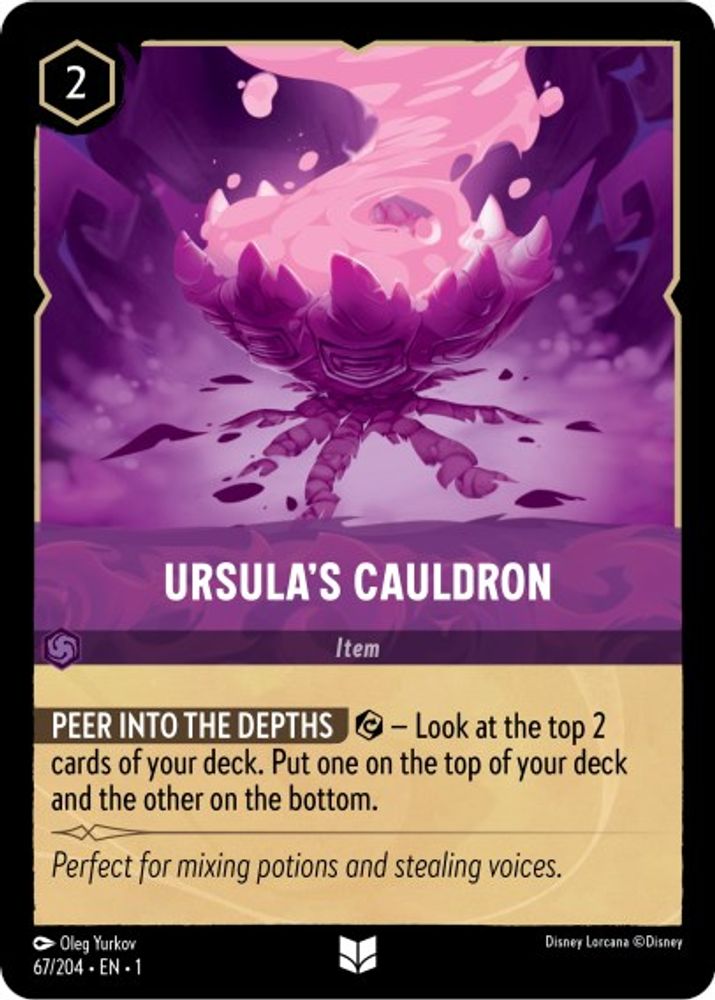 Ursula's Cauldron card