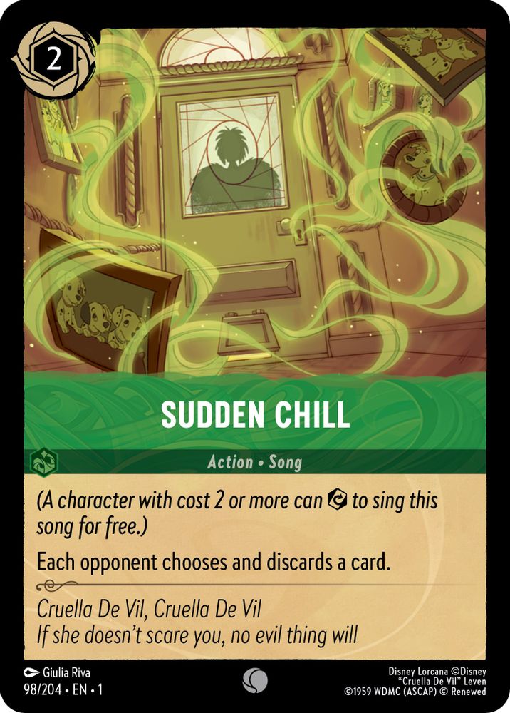 Sudden Chill card