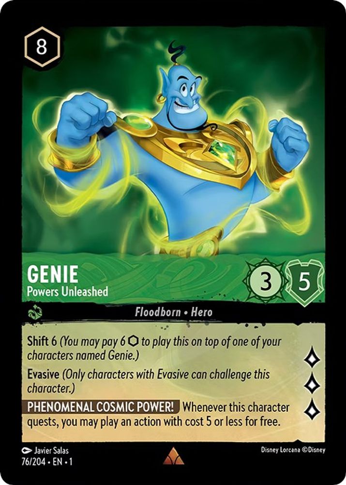 Genie - Powers Unleashed card