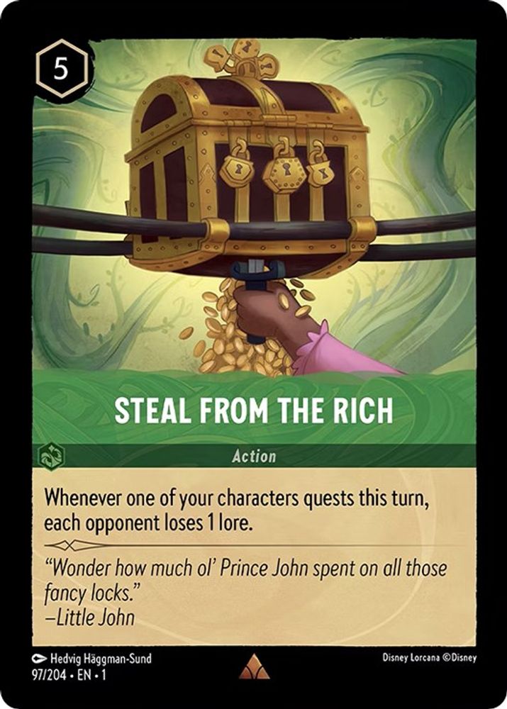 Steal From The Rich card