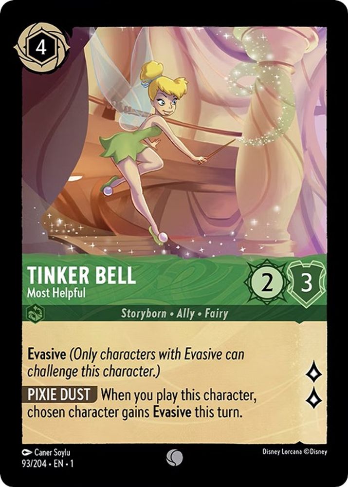 Tinker Bell - Most Helpful card