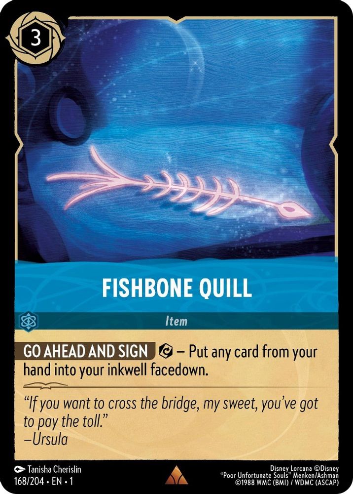 Fishbone Quill card
