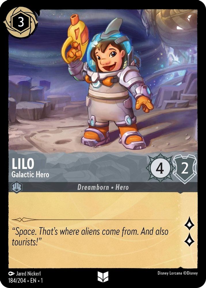 Lilo - Galactic Hero card