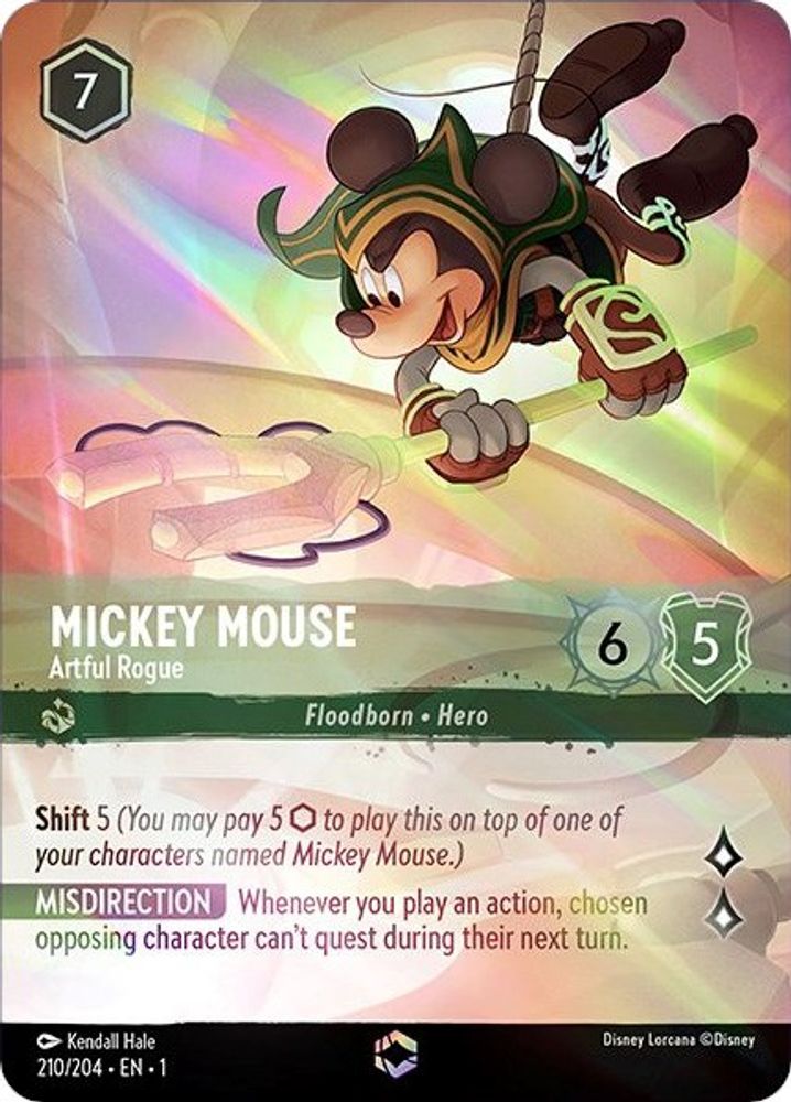 Mickey Mouse - Artful Rogue (Enchanted) card