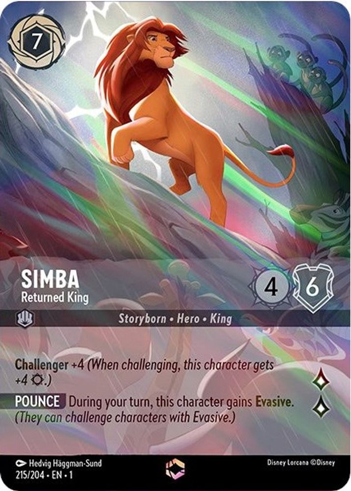 Simba - Returned King (Enchanted) card