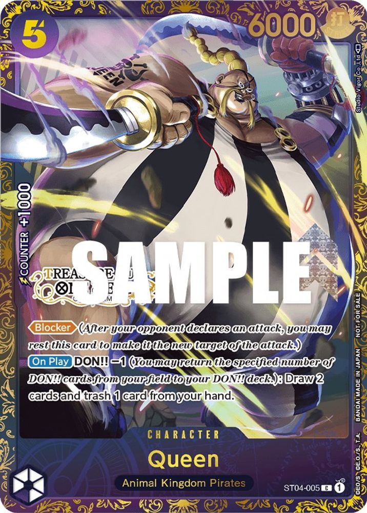 Queen (Treasure Cup) card