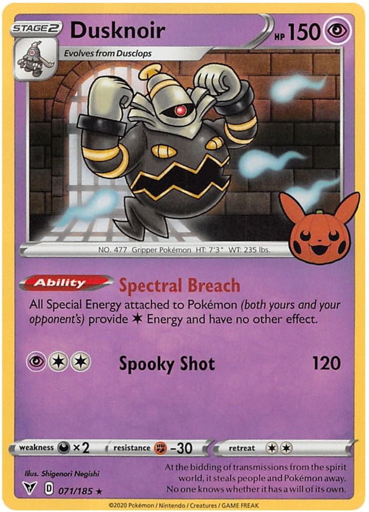 Dusknoir — Trick or Trade BOOster Bundle 2023 #71/203