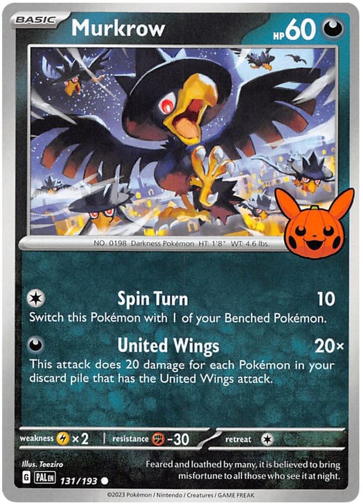 Murkrow — Trick or Trade BOOster Bundle 2023 #131/203