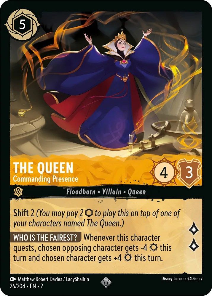 The Queen - Commanding Presence card