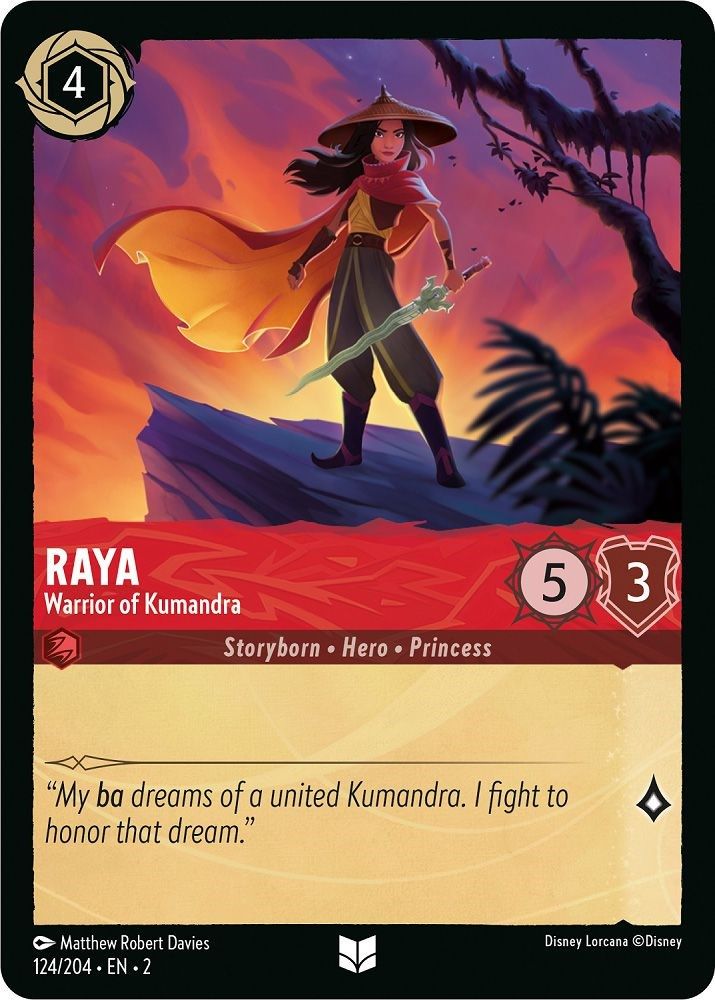 Raya - Warrior of Kumandra card