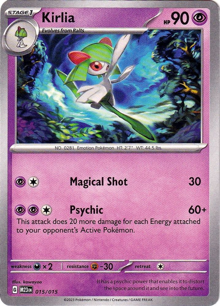 Kirlia — McDonald's Promos 2023 #15/15