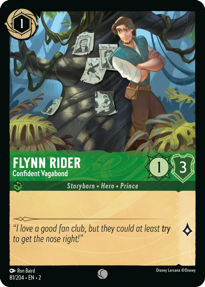 Flynn Rider - Confident Vagabond card