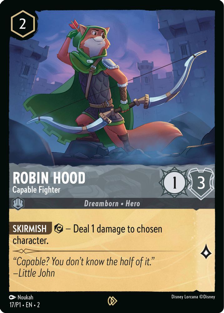 Robin Hood - Capable Fighter card