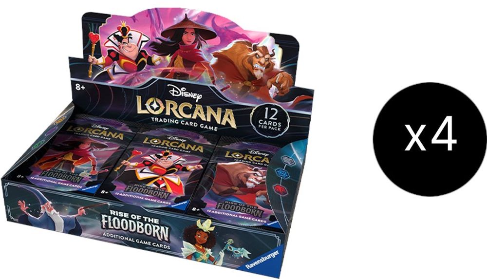 Disney Lorcana: Rise of the Floodborn Booster Box Case card