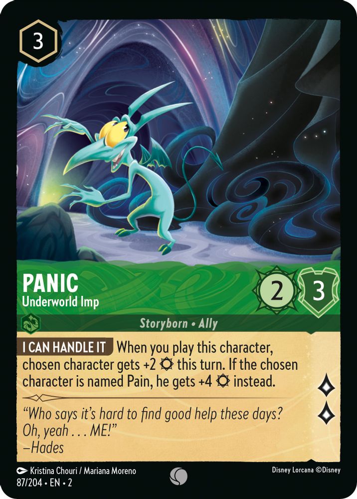 Panic - Underworld Imp card
