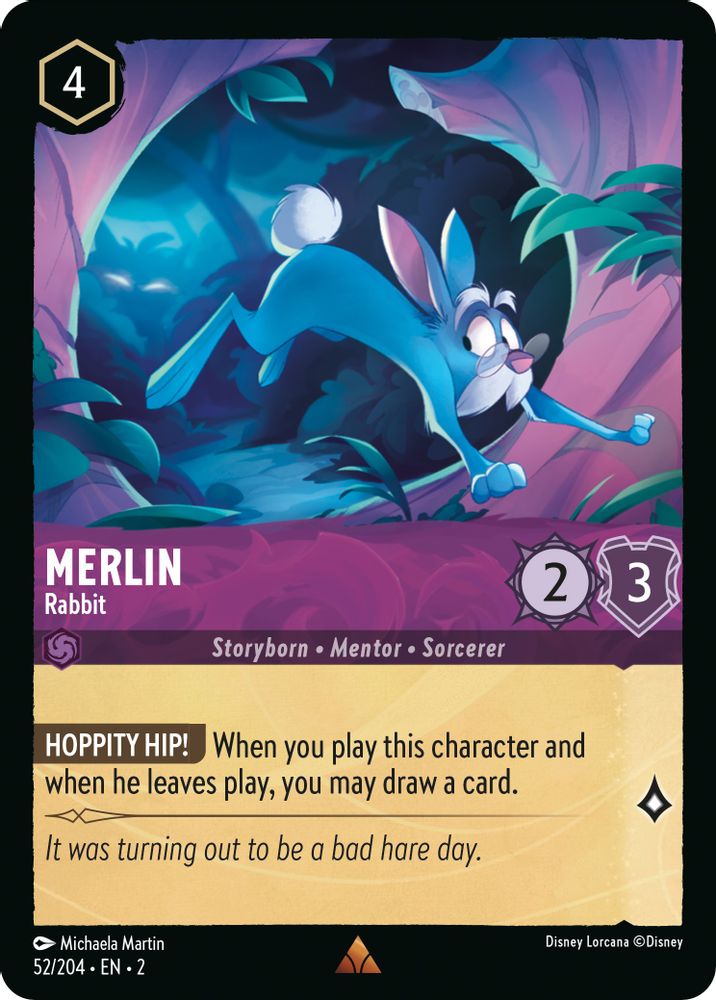 Merlin - Rabbit card