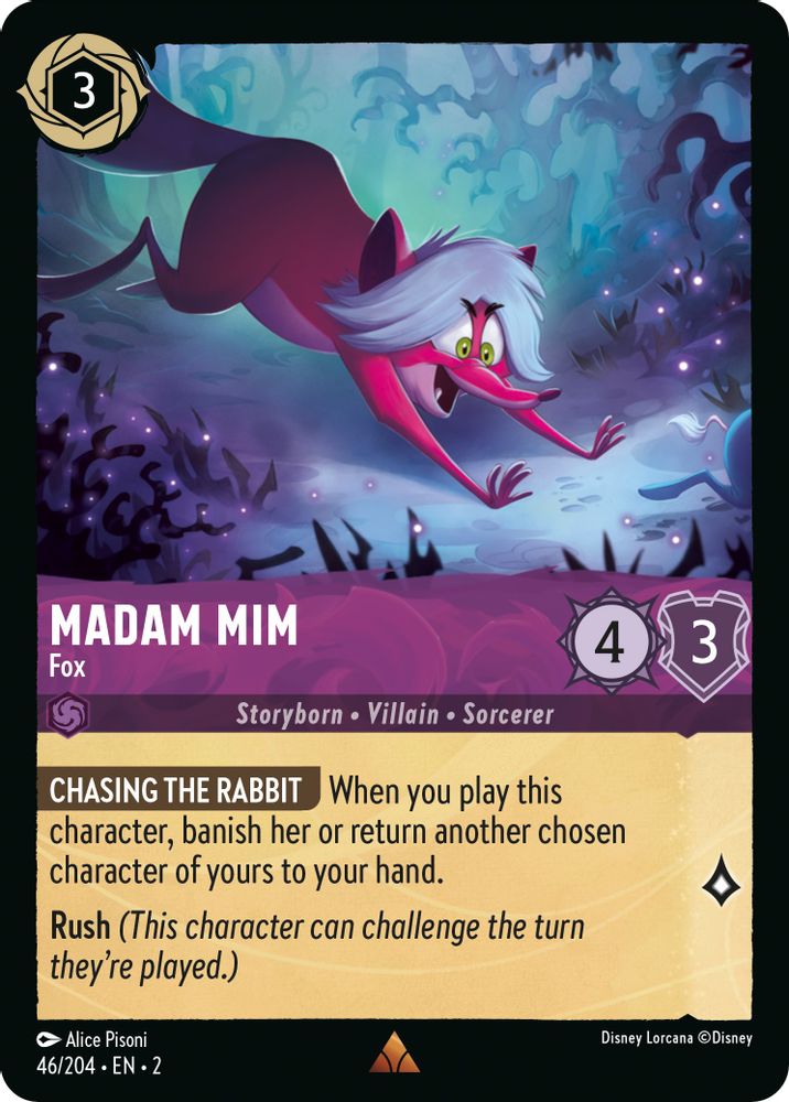 Madam Mim - Fox card