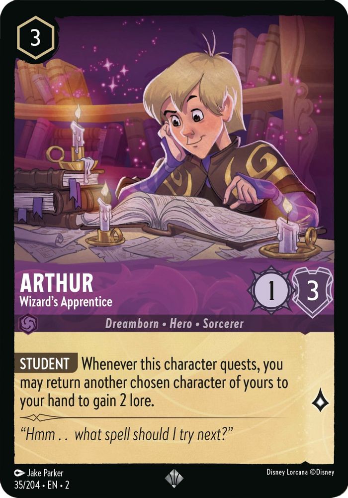 Arthur - Wizard's Apprentice card