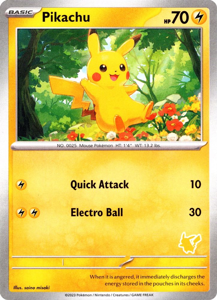 Kortet Pikachu