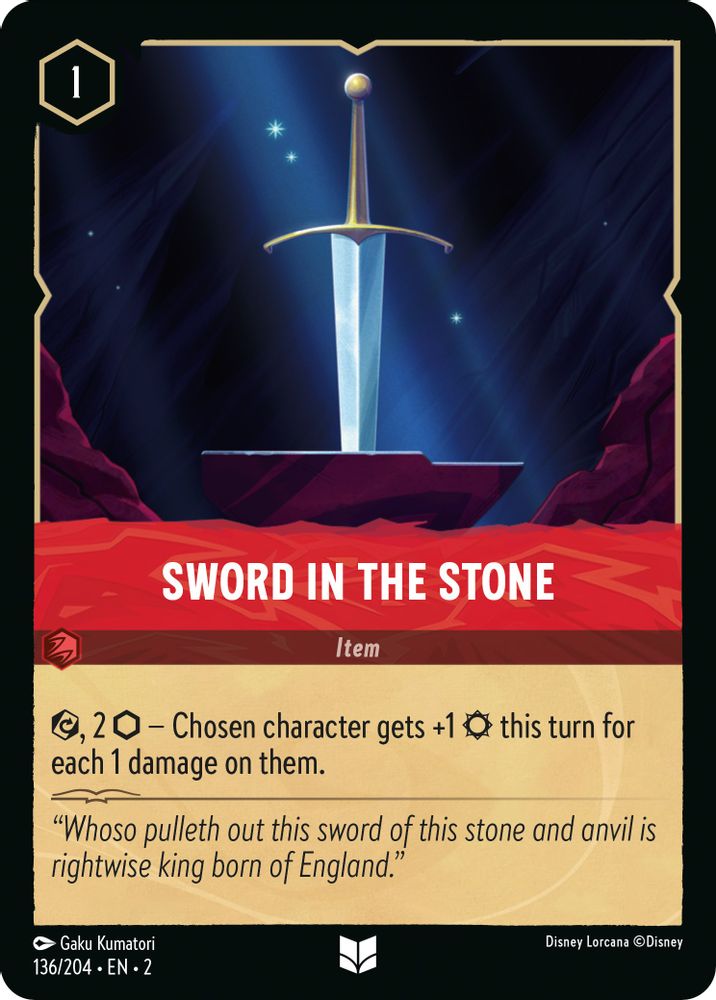 Sword in the Stone card