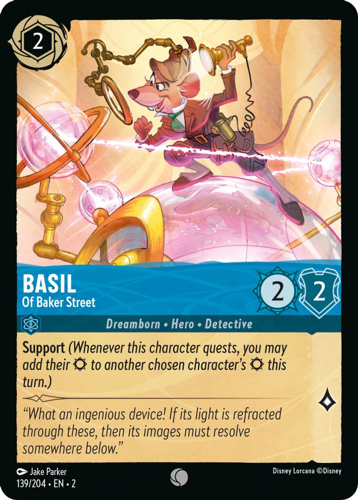 Basil - Of Baker Street card