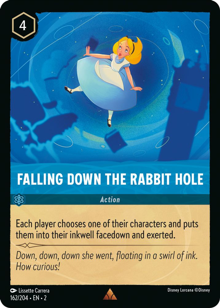 Falling Down the Rabbit Hole card