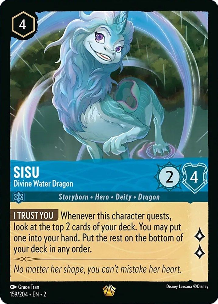 Sisu - Divine Water Dragon card