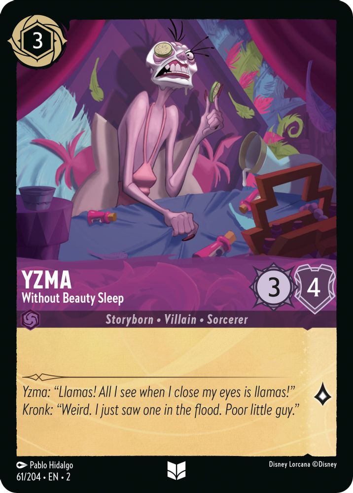 Yzma - Without Beauty Sleep card