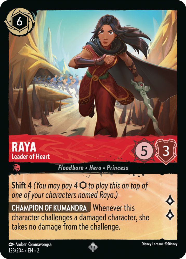 Raya - Leader of Heart card