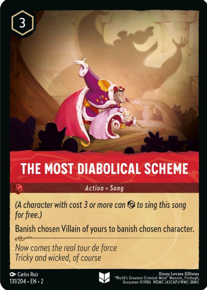 The Most Diabolical Scheme card