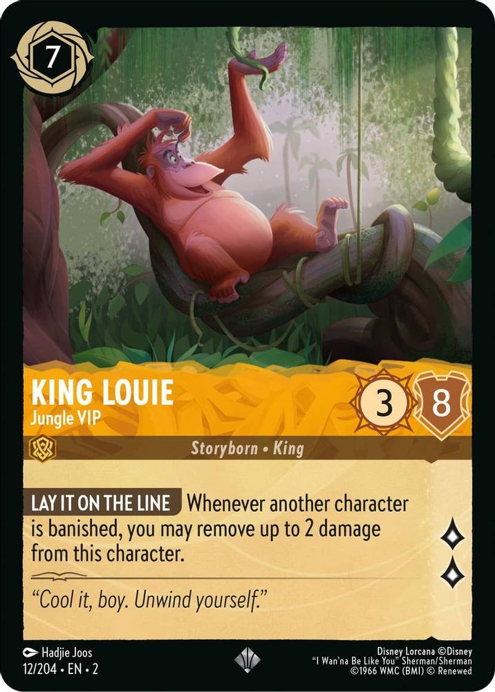 King Louie - Jungle VIP card