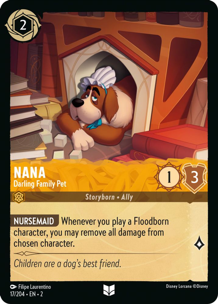 Nana - Darling Family Pet card