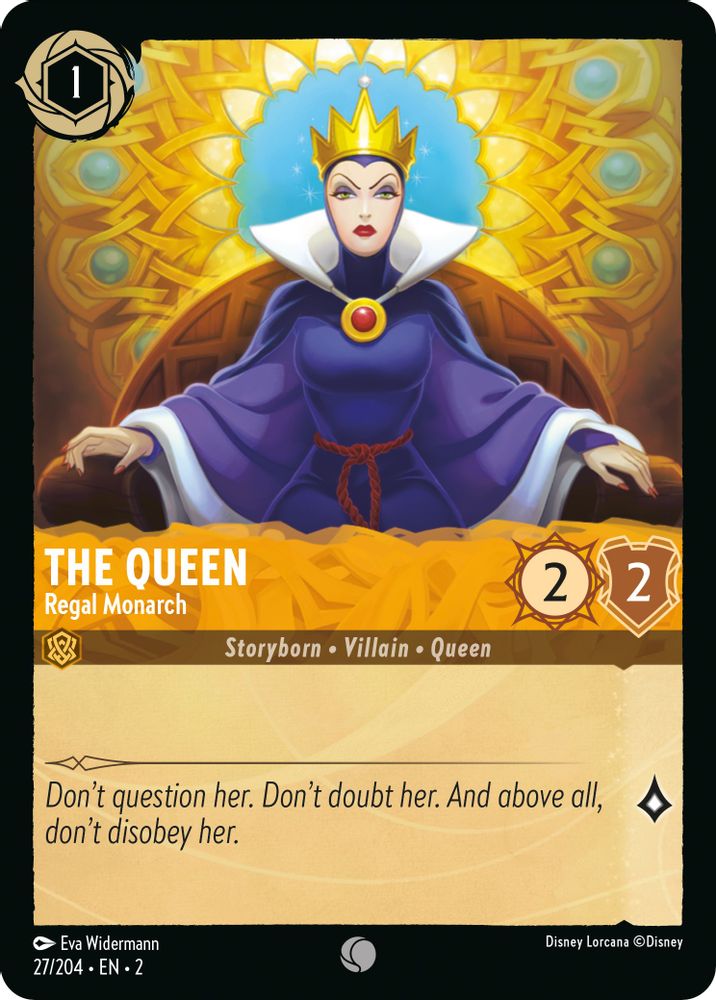 The Queen - Regal Monarch card