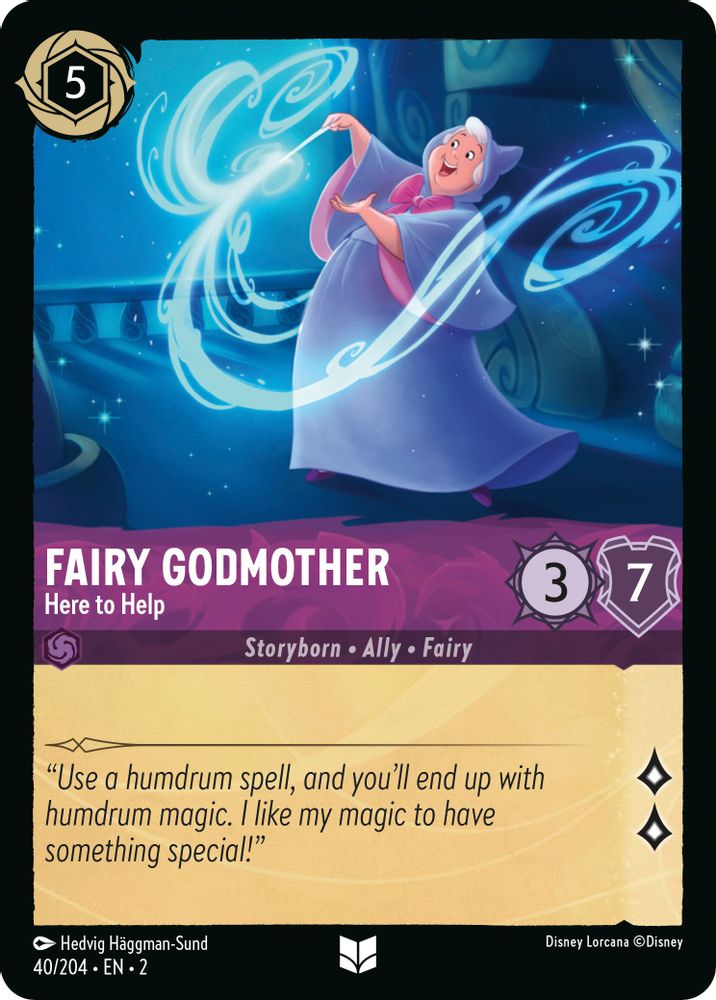 Fairy Godmother - Here to Help card