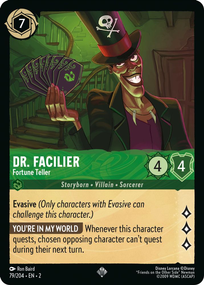 Dr. Facilier - Fortune Teller card