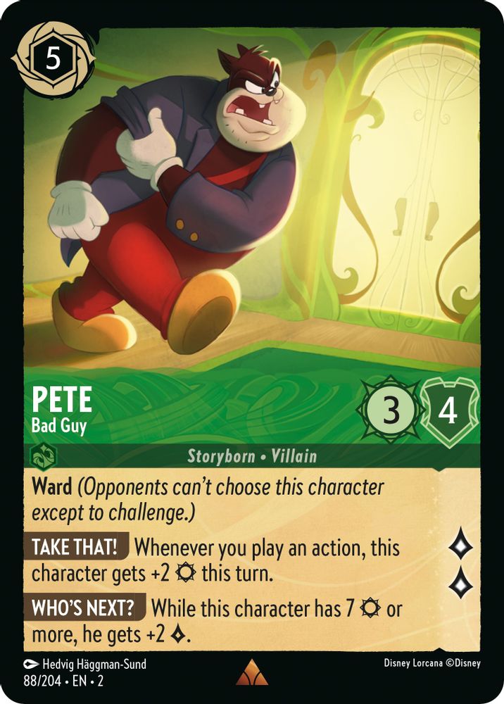 Pete - Bad Guy card