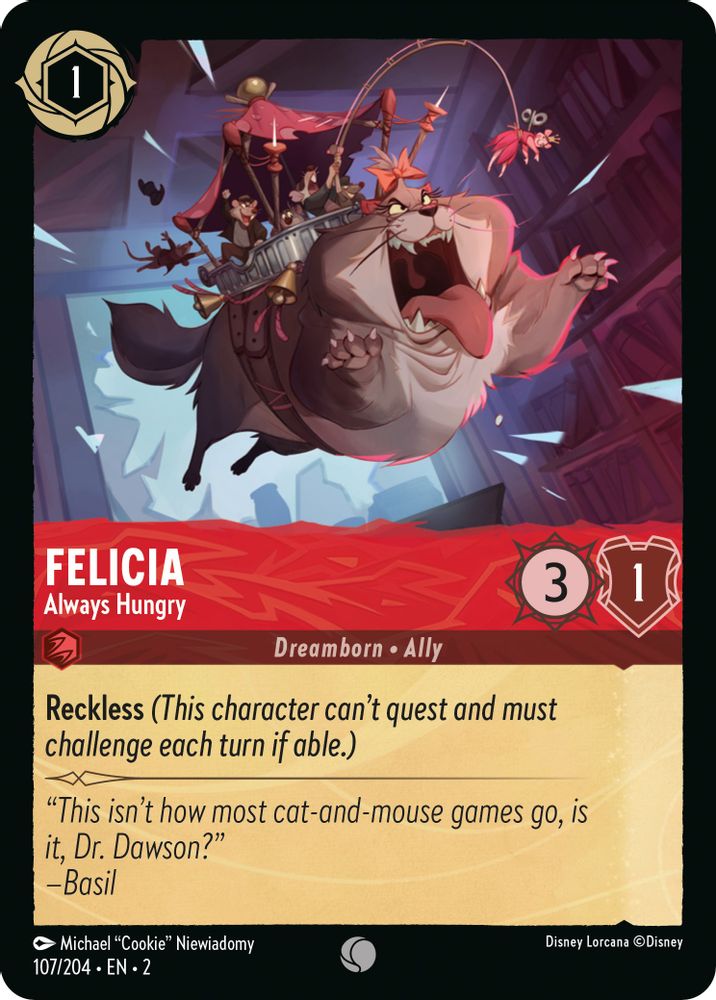 Felicia - Always Hungry card