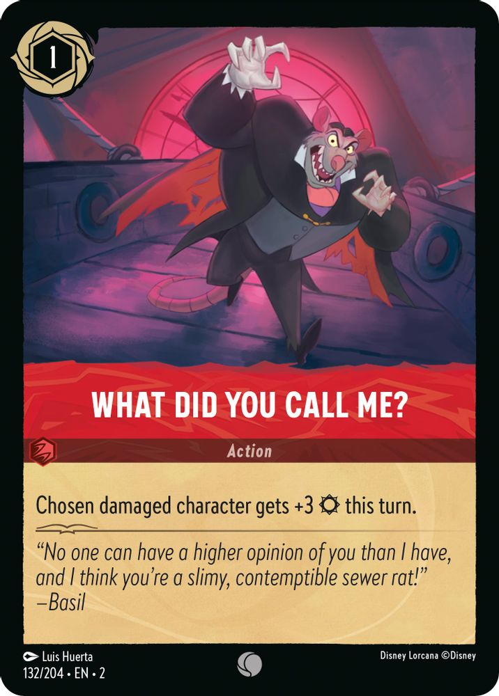 What Did You Call Me? card