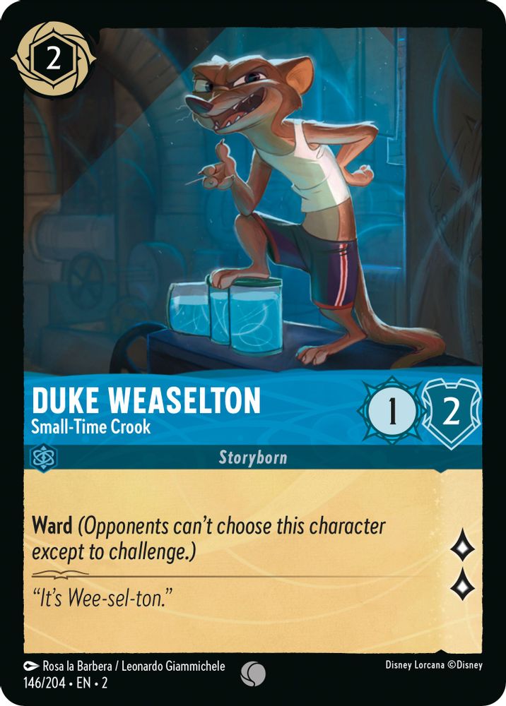 Duke Weaselton - Small-Time Crook card