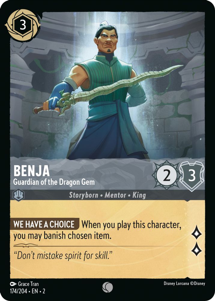 Benja - Guardian of the Dragon Gem card