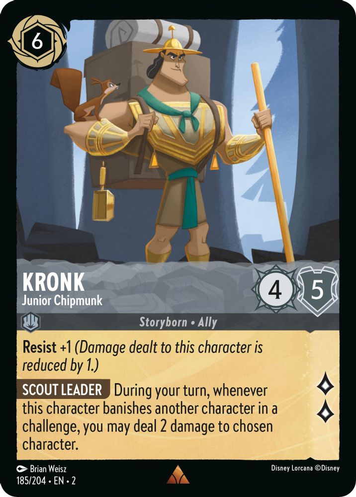 Kronk - Junior Chipmunk card