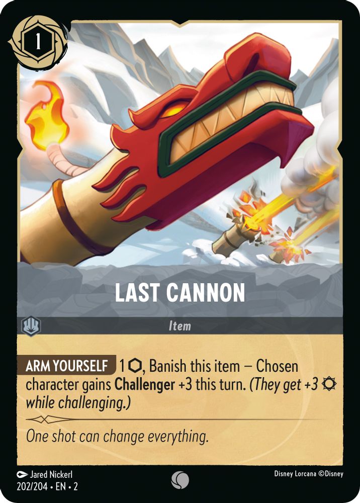 Last Cannon card