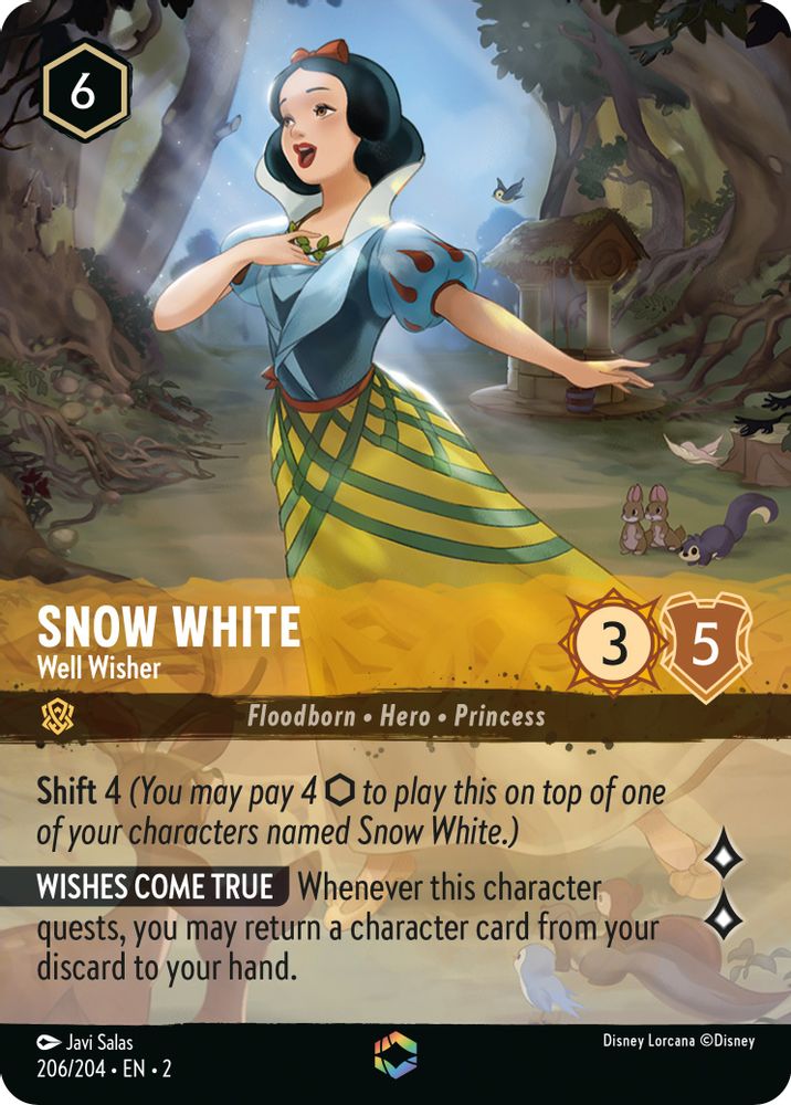 Snow White - Well Wisher (Enchanted) card