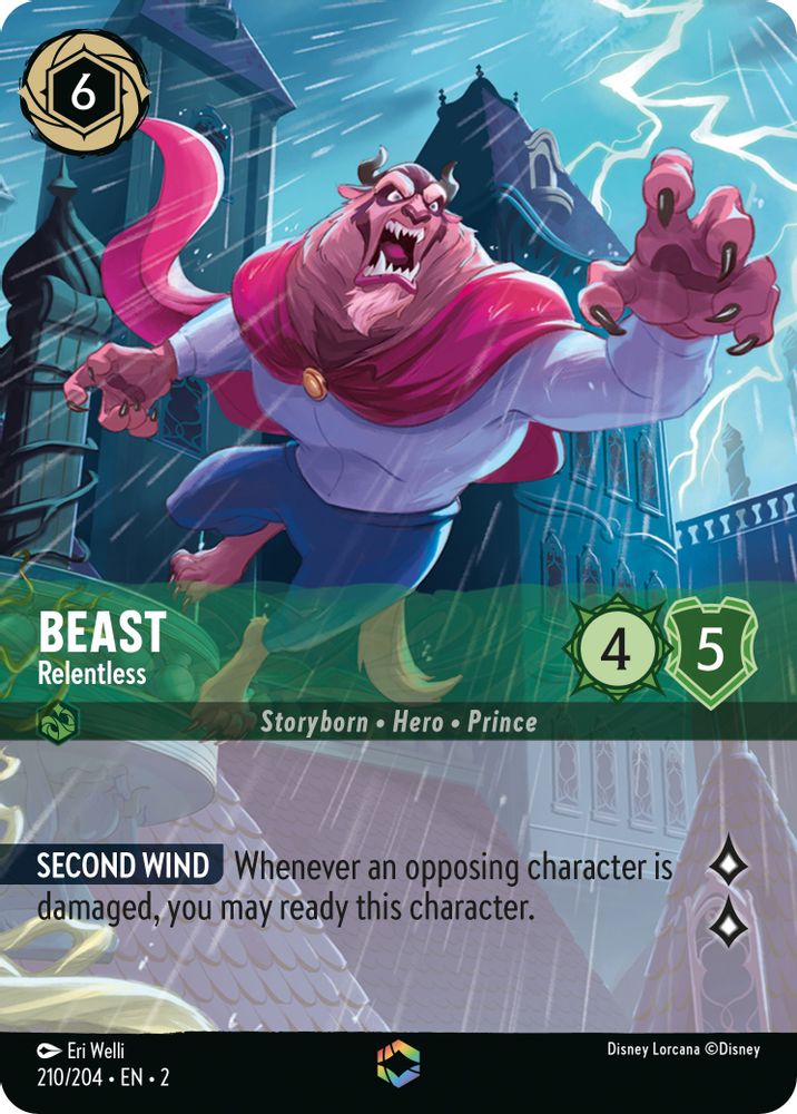 Beast - Relentless (Enchanted) card