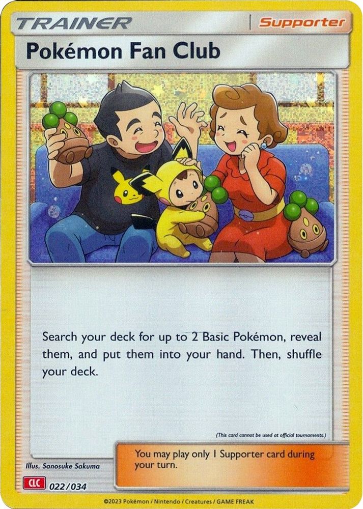 Kortet Pokémon Fan Club