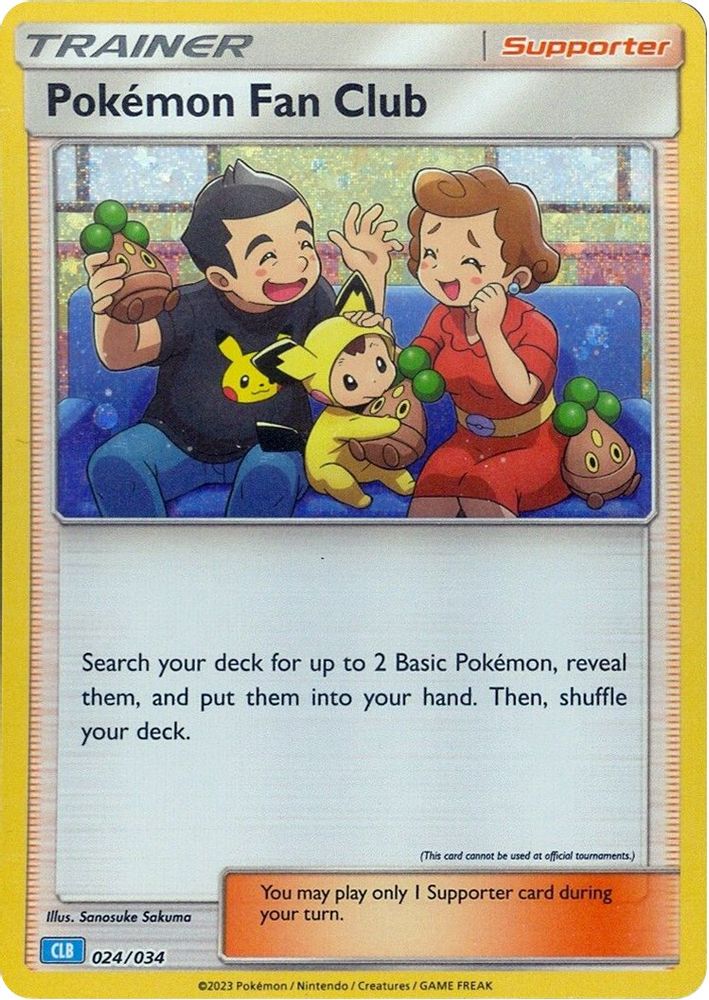 Kortet Pokémon Fan Club