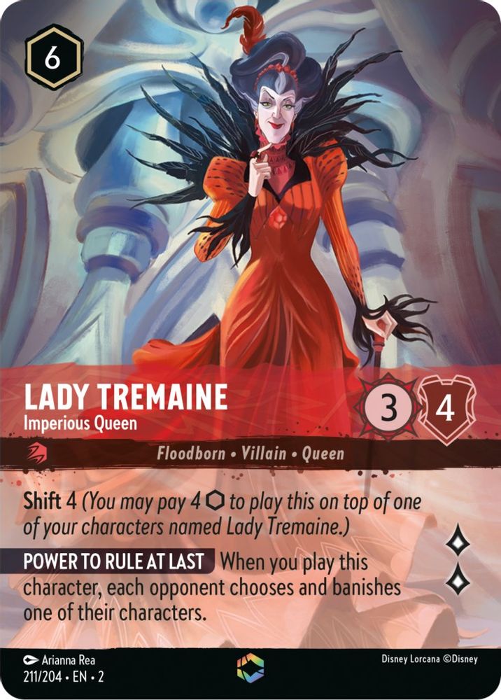 Lady Tremaine - Imperious Queen (Enchanted) card