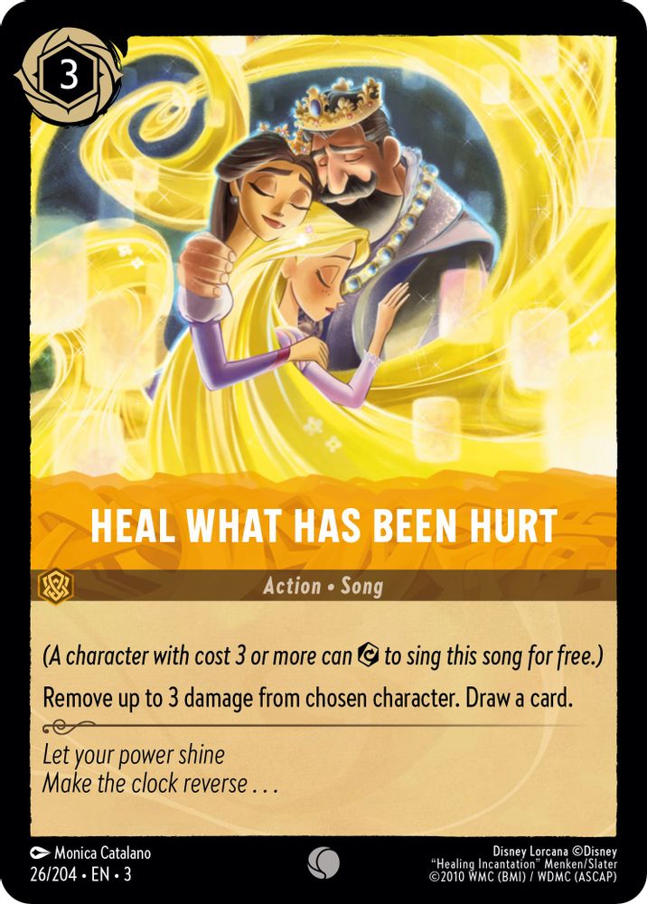 Heal What Has Been Hurt card