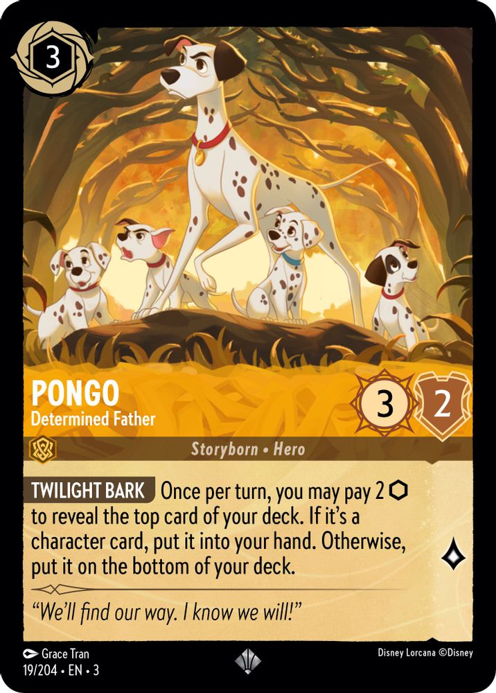 Pongo - Determined Father card