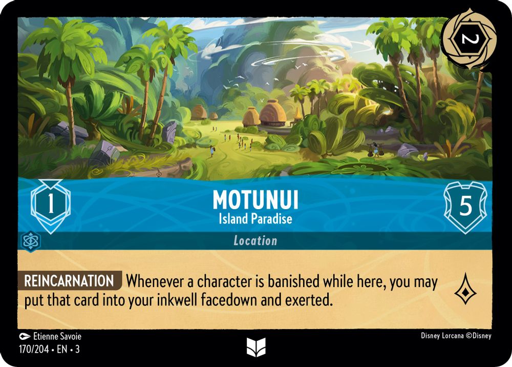Motunui - Island Paradise card